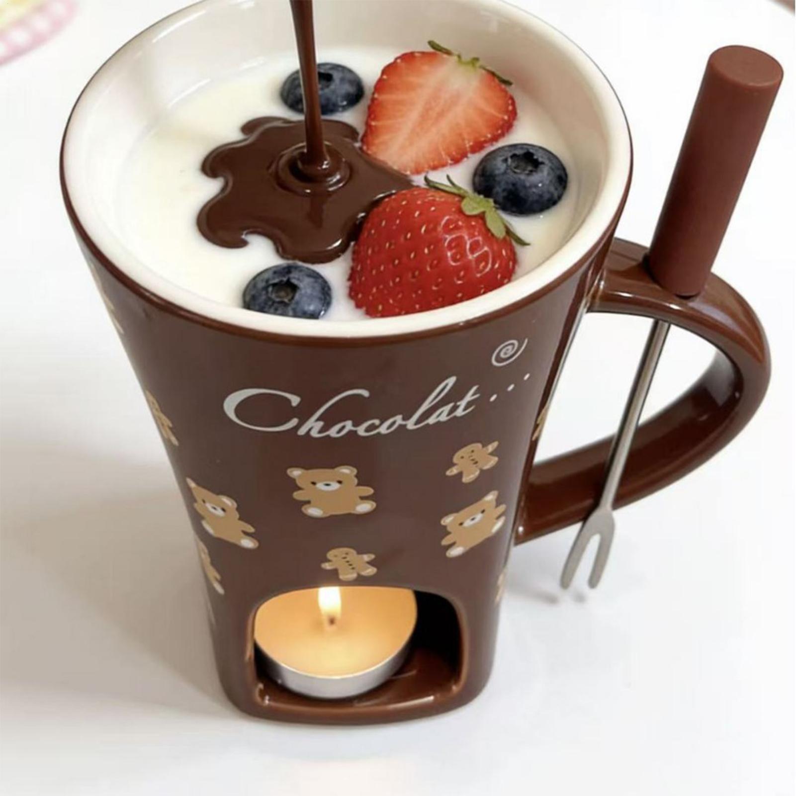 Chocolate Melting Cup 130ml Pe - Fondue Pot Ceramic recension och pris