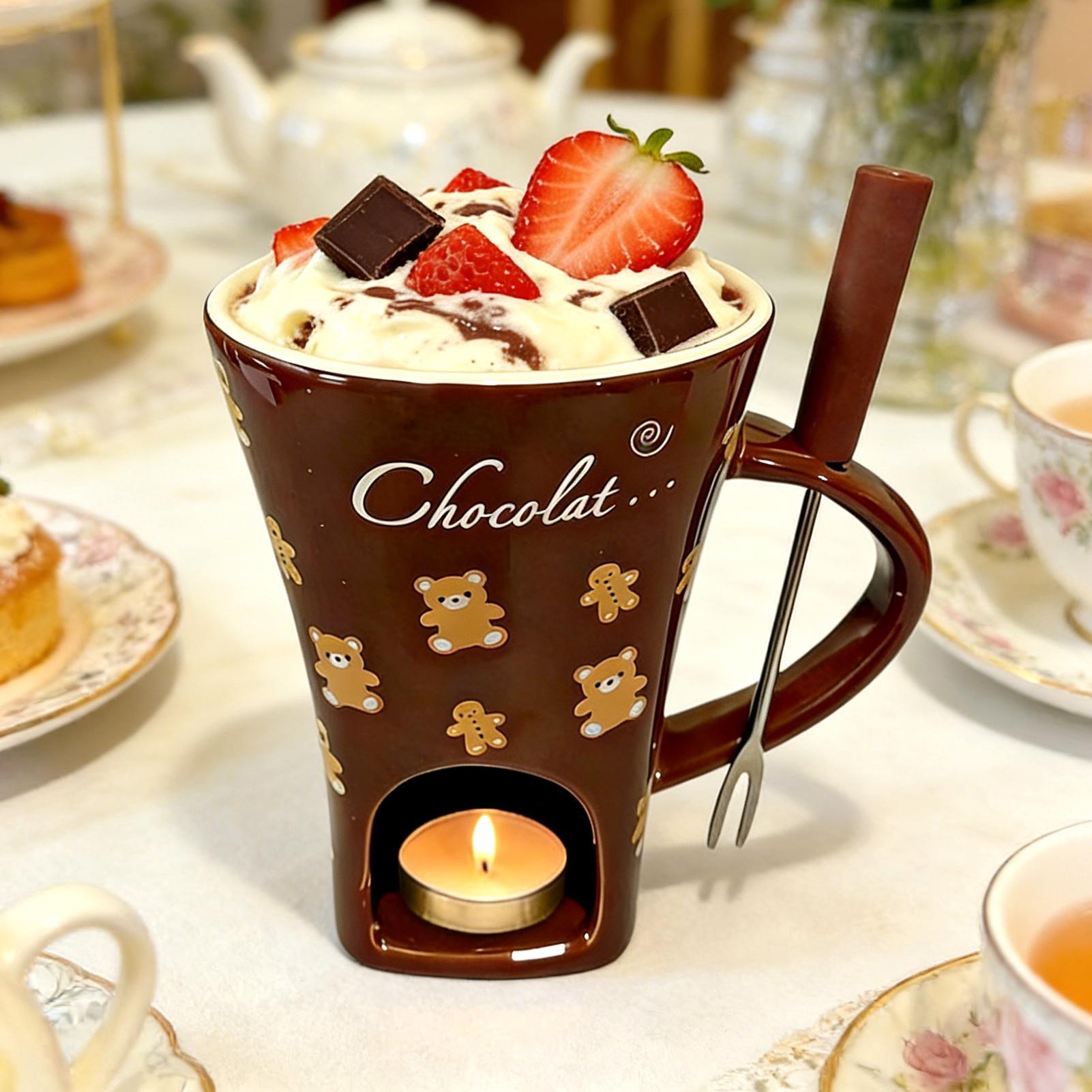Chocolate Melting Cup 130ml Pe - Fondue Pot Ceramic recension och pris