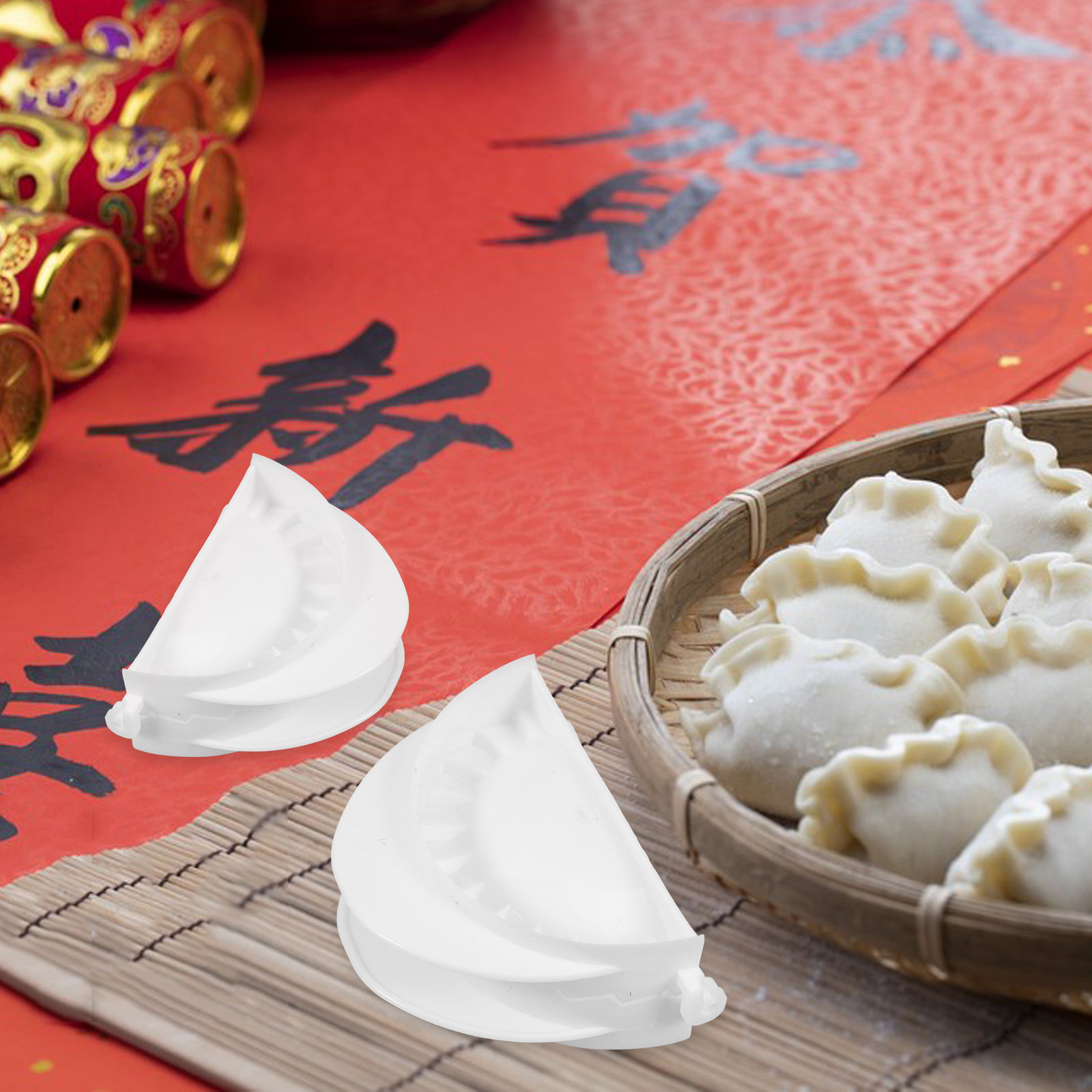 4Pcs Dumpling Maker Set PP Mat - Gyoza Dumpling Maker recension och pris