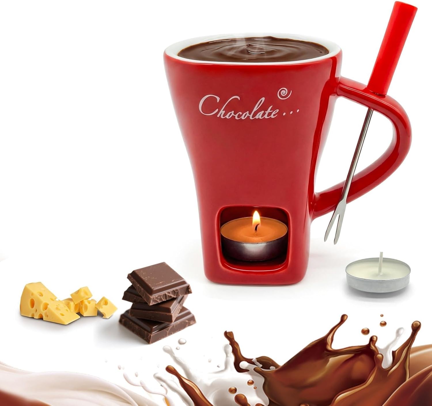 Ceramic Chocolate Melting Fond - Fondue Pot Ceramic recension och pris