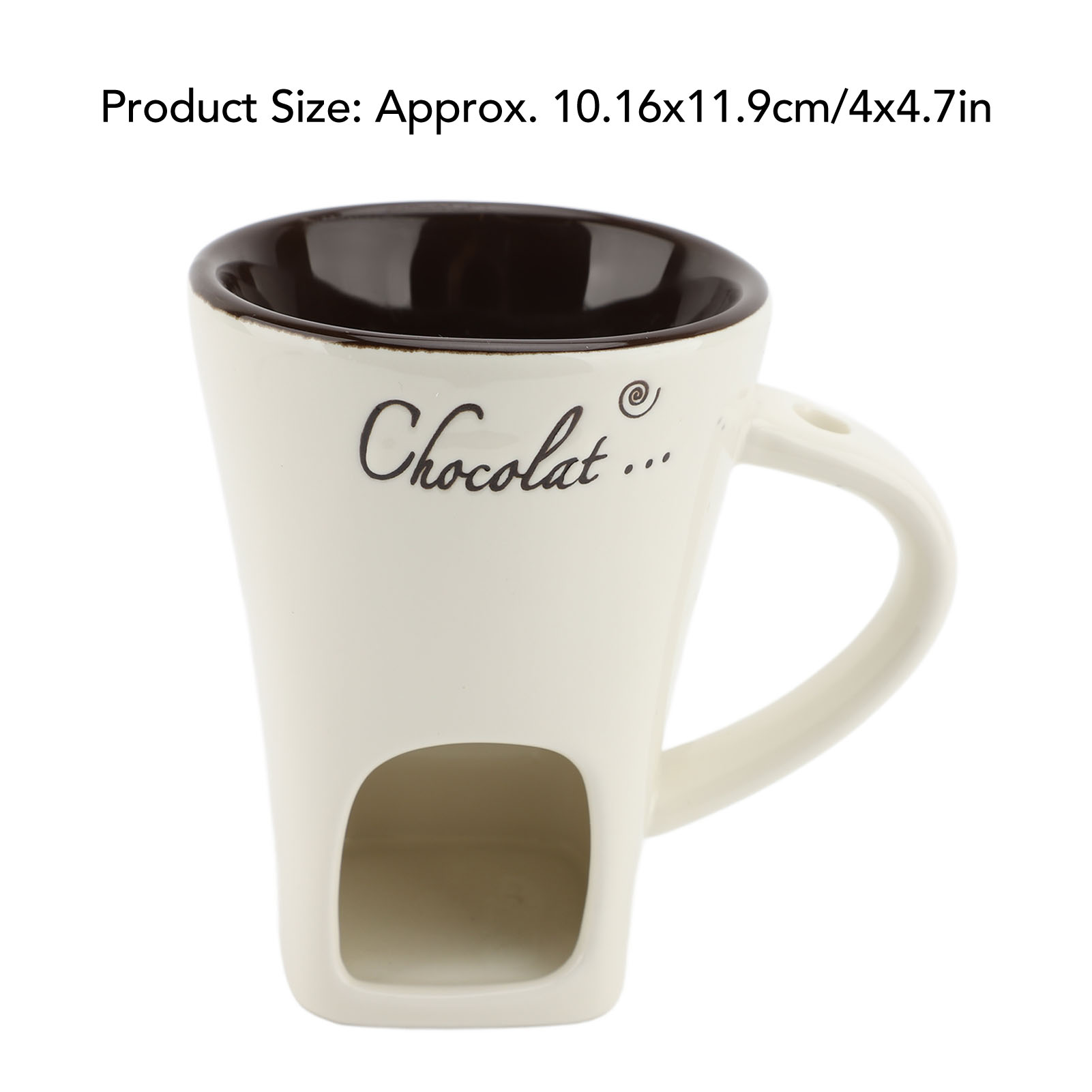 Chocolate Melting Fondue Mug C - Fondue Pot Ceramic recension och pris