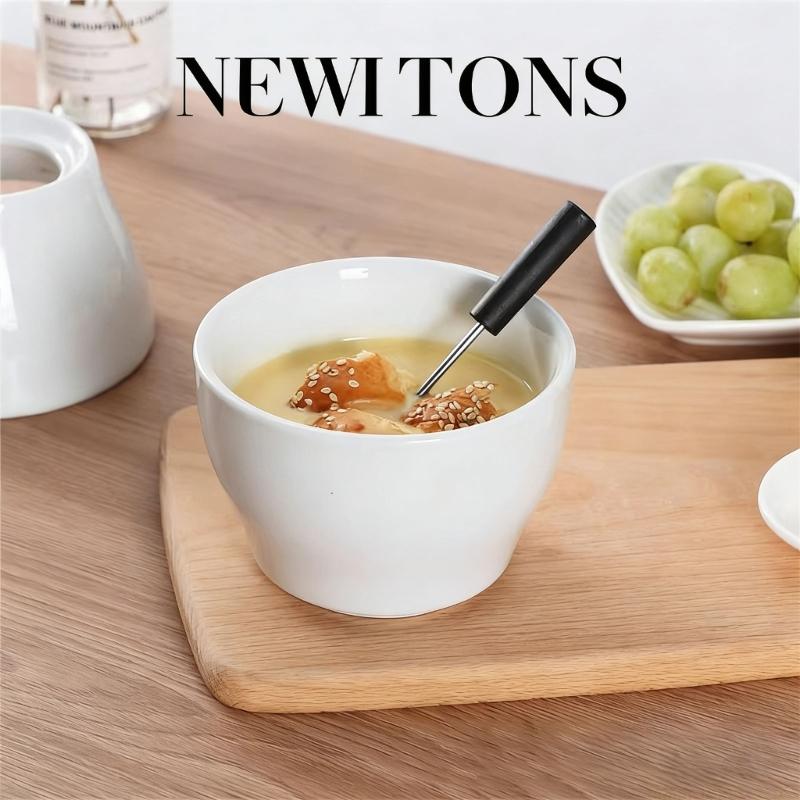 QX2E Elegant Mini Ceramic Fond - Fondue Pot Ceramic recension och pris