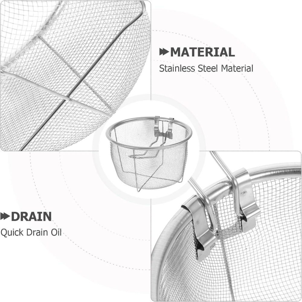 Round Fry Basket with Folding  - Home Cooking Restaurants recension och pris