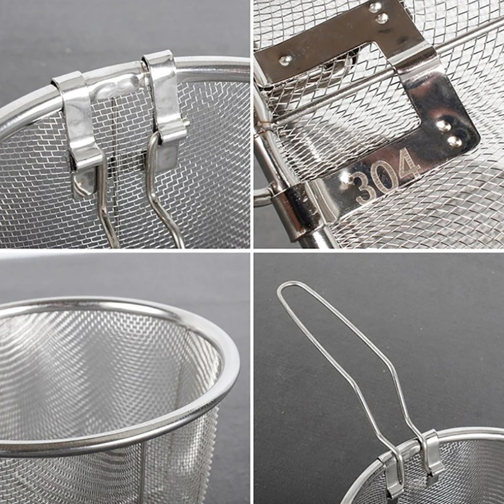 Round Fry Basket with Folding  - Home Cooking Restaurants recension och pris