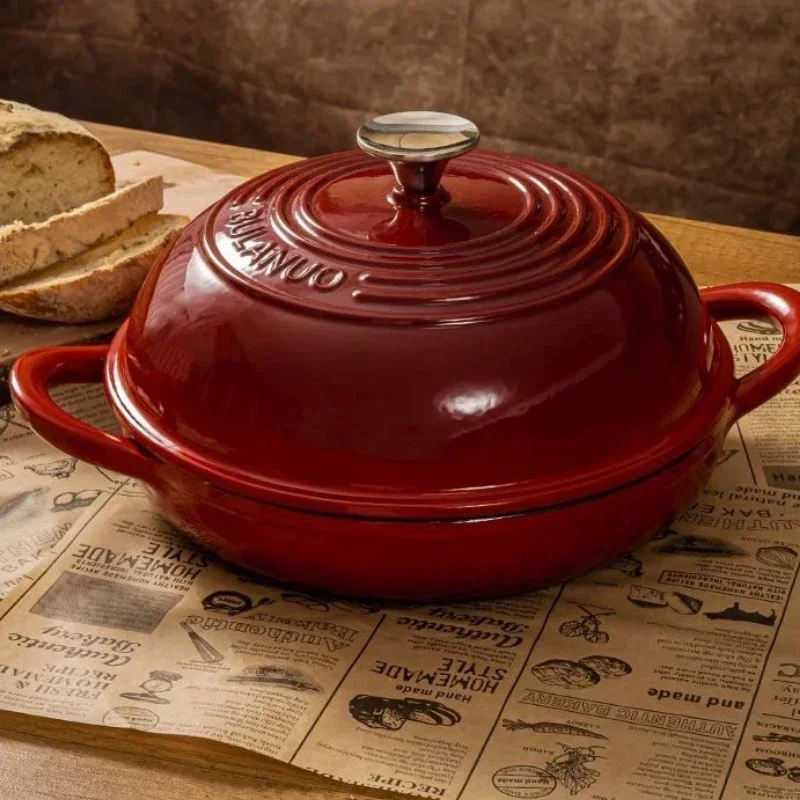 11 Inch Red Enameled Cast Iron - Dutch Oven Enamel recension och pris