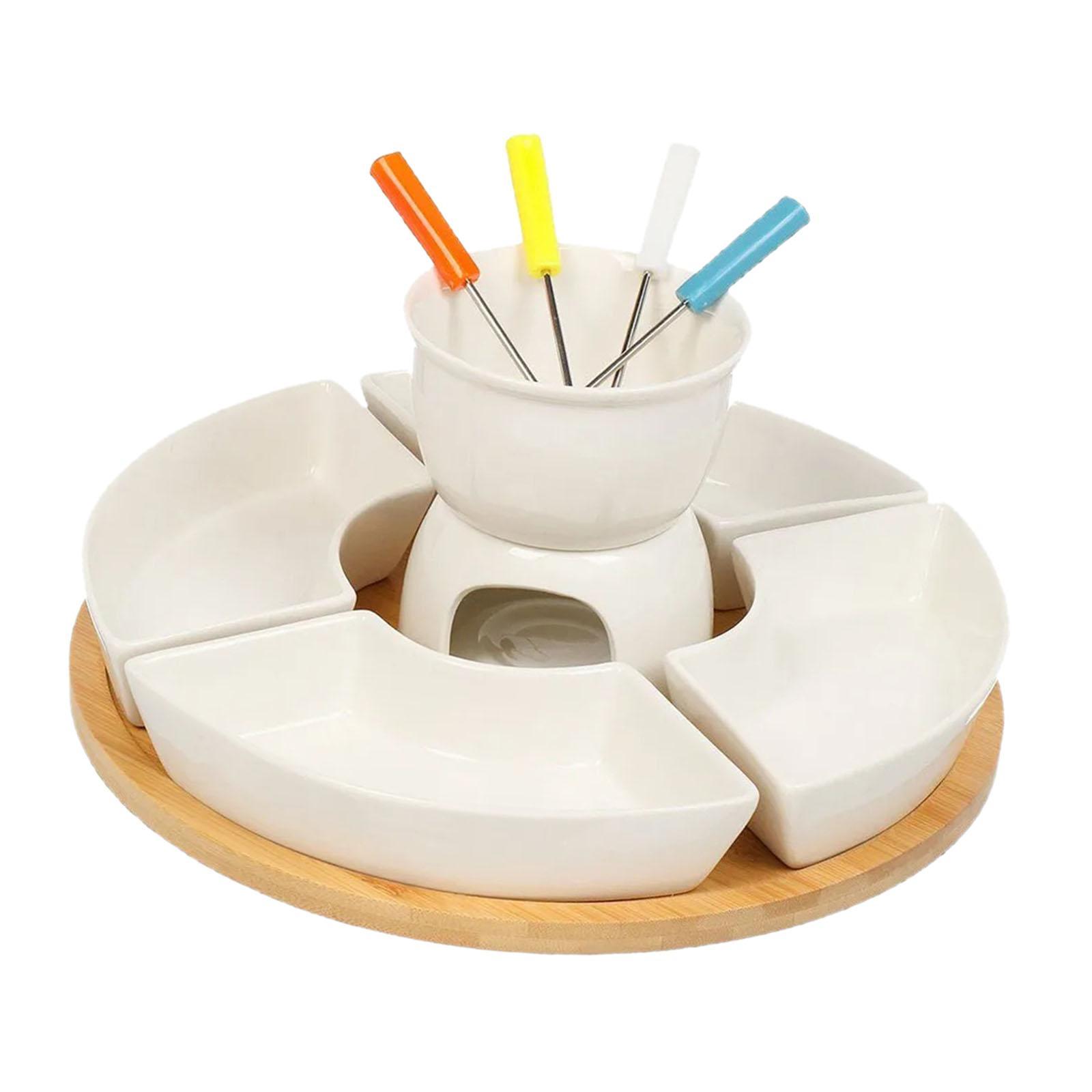 Fondue Pot Melting Pot Set, Bu - Fondue Pot Ceramic recension och pris