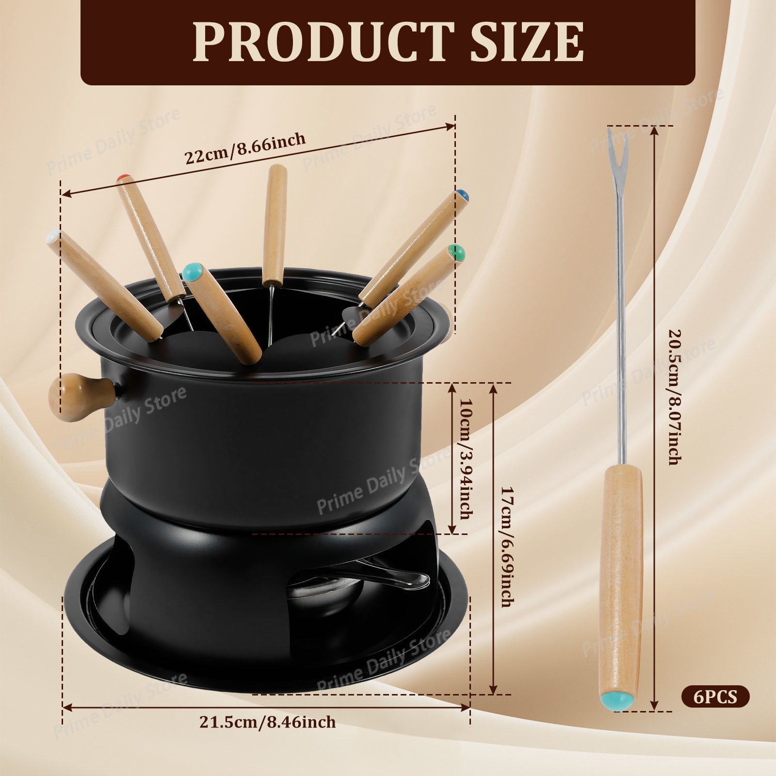 Ceramic Chocolate Fondue Pot w - Fondue Pot Ceramic recension och pris