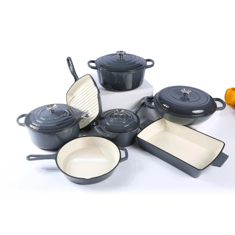 Enamel cast iron cookware set  - Dutch Oven Enamel recension och pris
