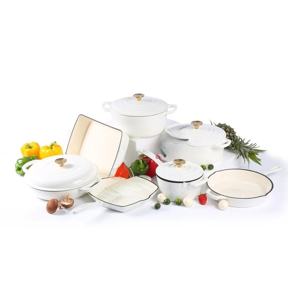 Enamel cast iron cookware set  - Dutch Oven Enamel recension och pris
