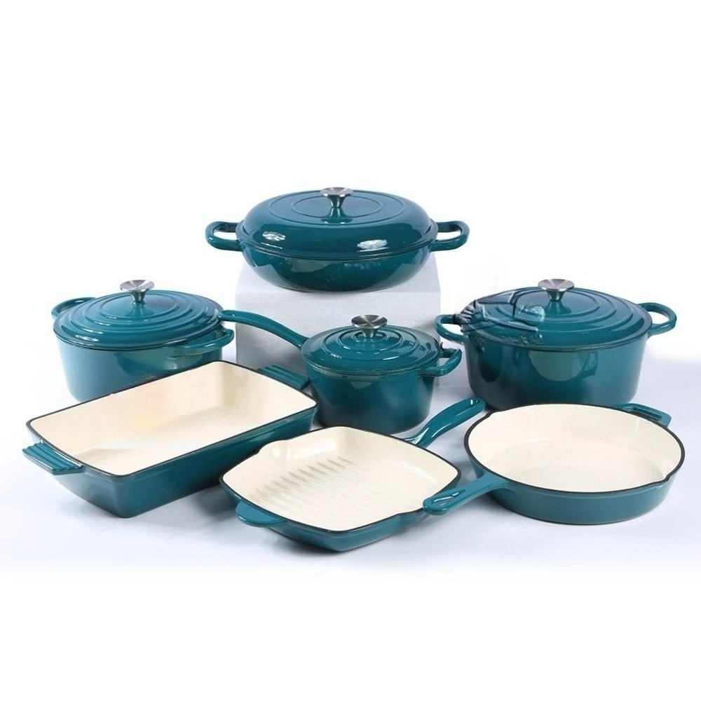 Enamel cast iron cookware set  - Dutch Oven Enamel recension och pris