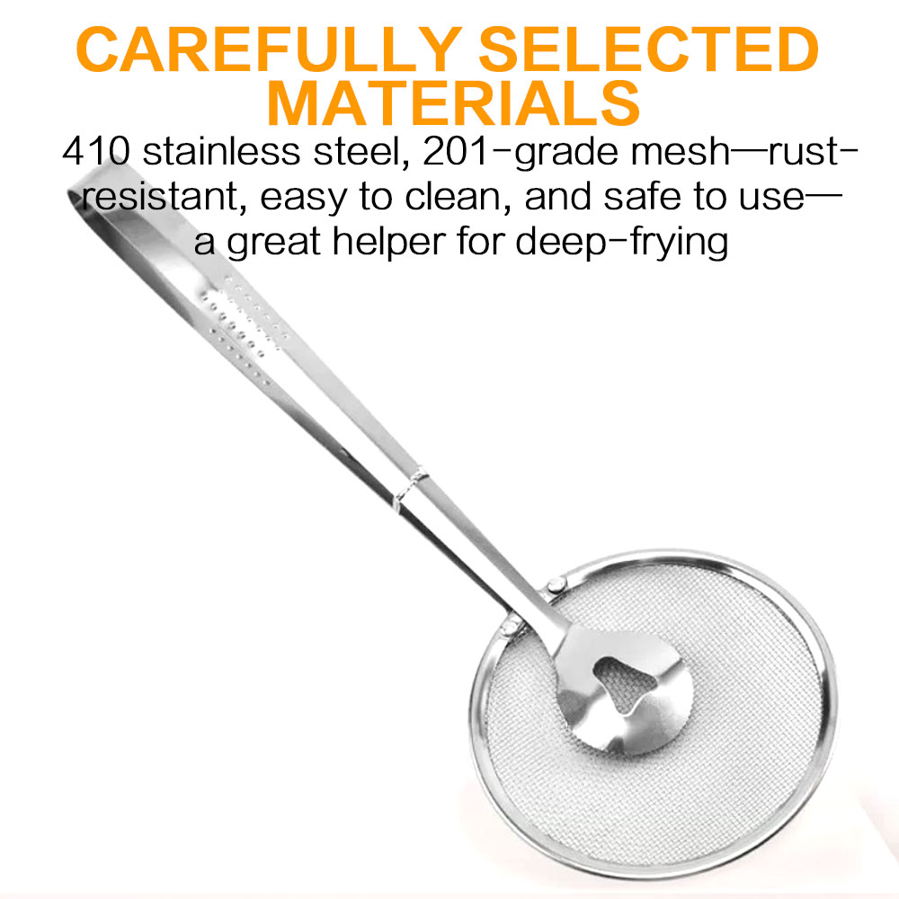 Stainless Steel Fine Mesh Stra - Home Cooking Oil Filter recension och pris