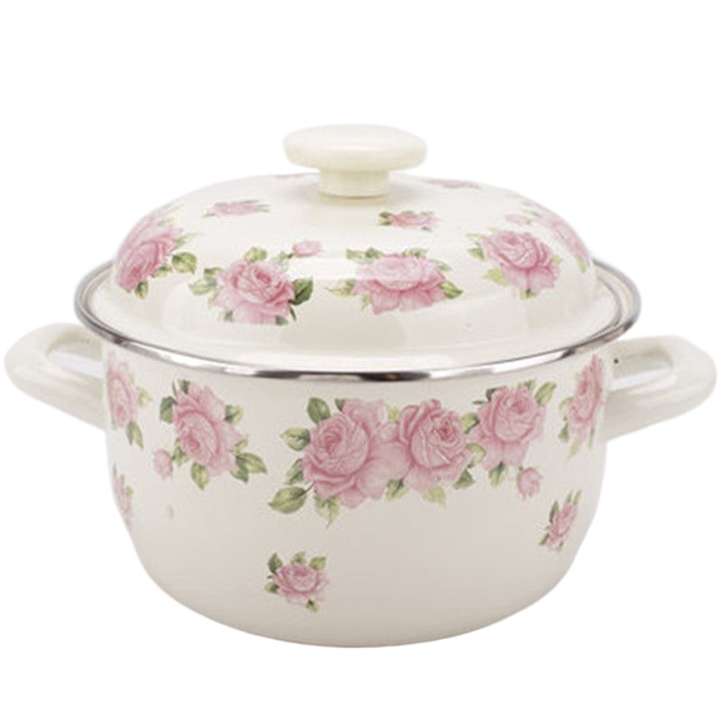 Thickened 16-24cm Elegant Pink - Fondue Pot Ceramic recension och pris