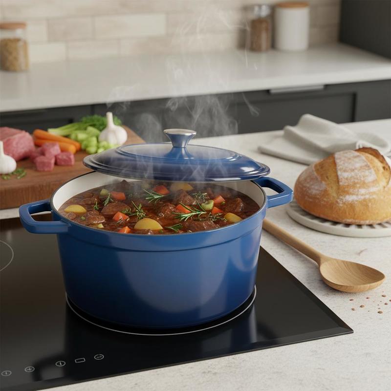 Enameled Cast Iron Dutch Oven, - Dutch Oven Enamel recension och pris