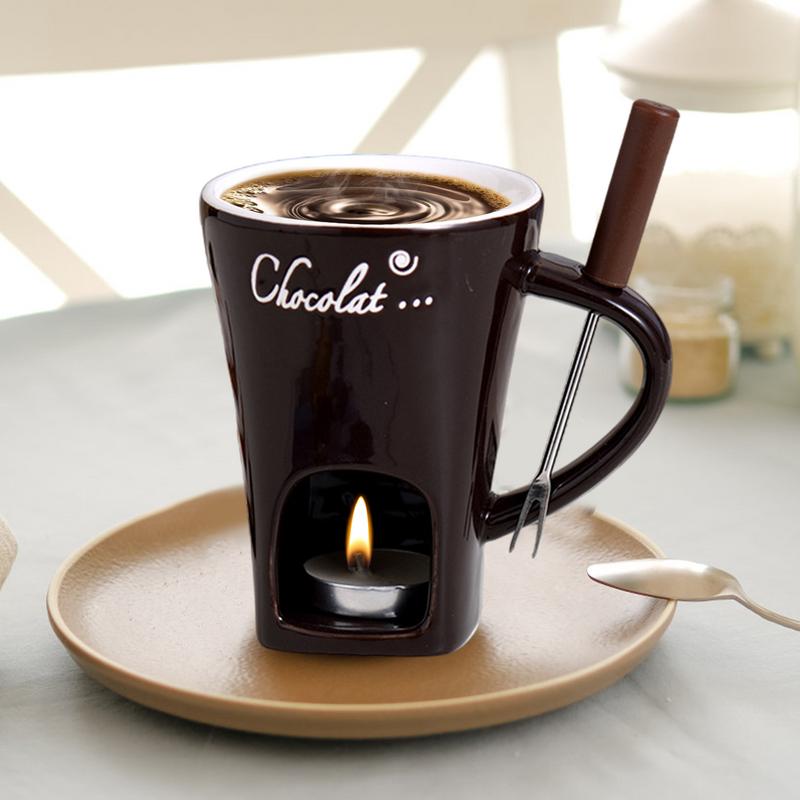 Chocolate Mug Hot Pot Ceramic  - Fondue Pot Ceramic recension och pris