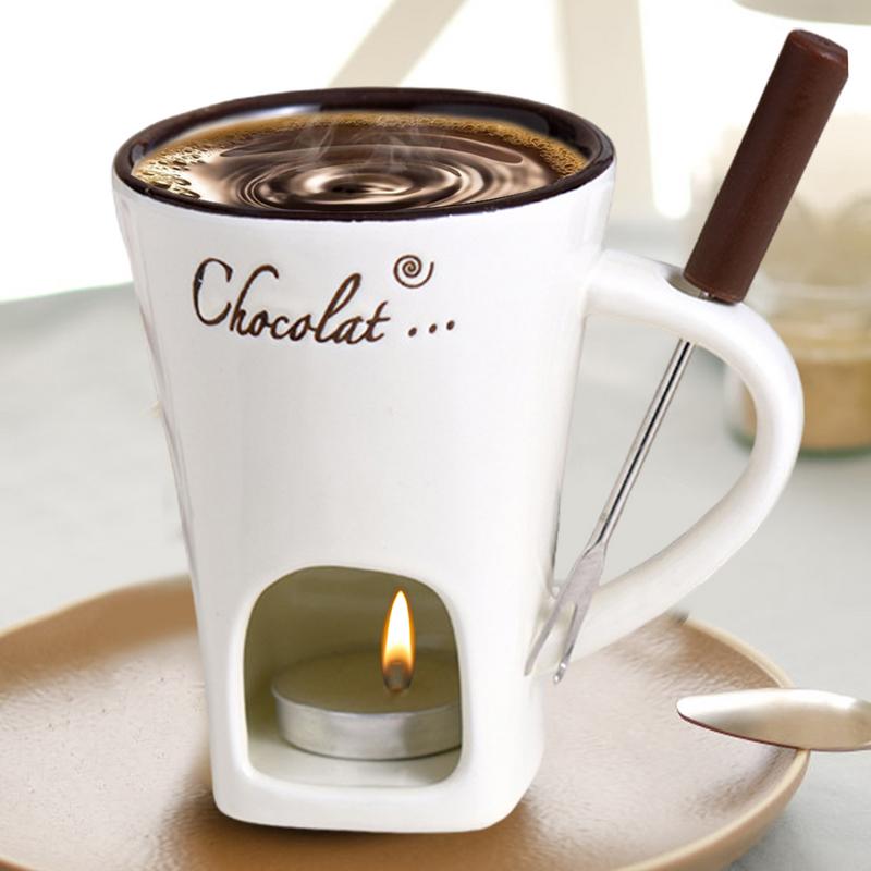 Chocolate Mug Hot Pot Ceramic  - Fondue Pot Ceramic recension och pris