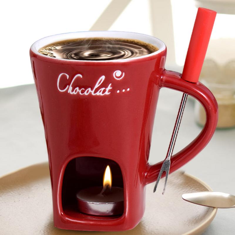 Chocolate Mug Hot Pot Ceramic  - Fondue Pot Ceramic recension och pris
