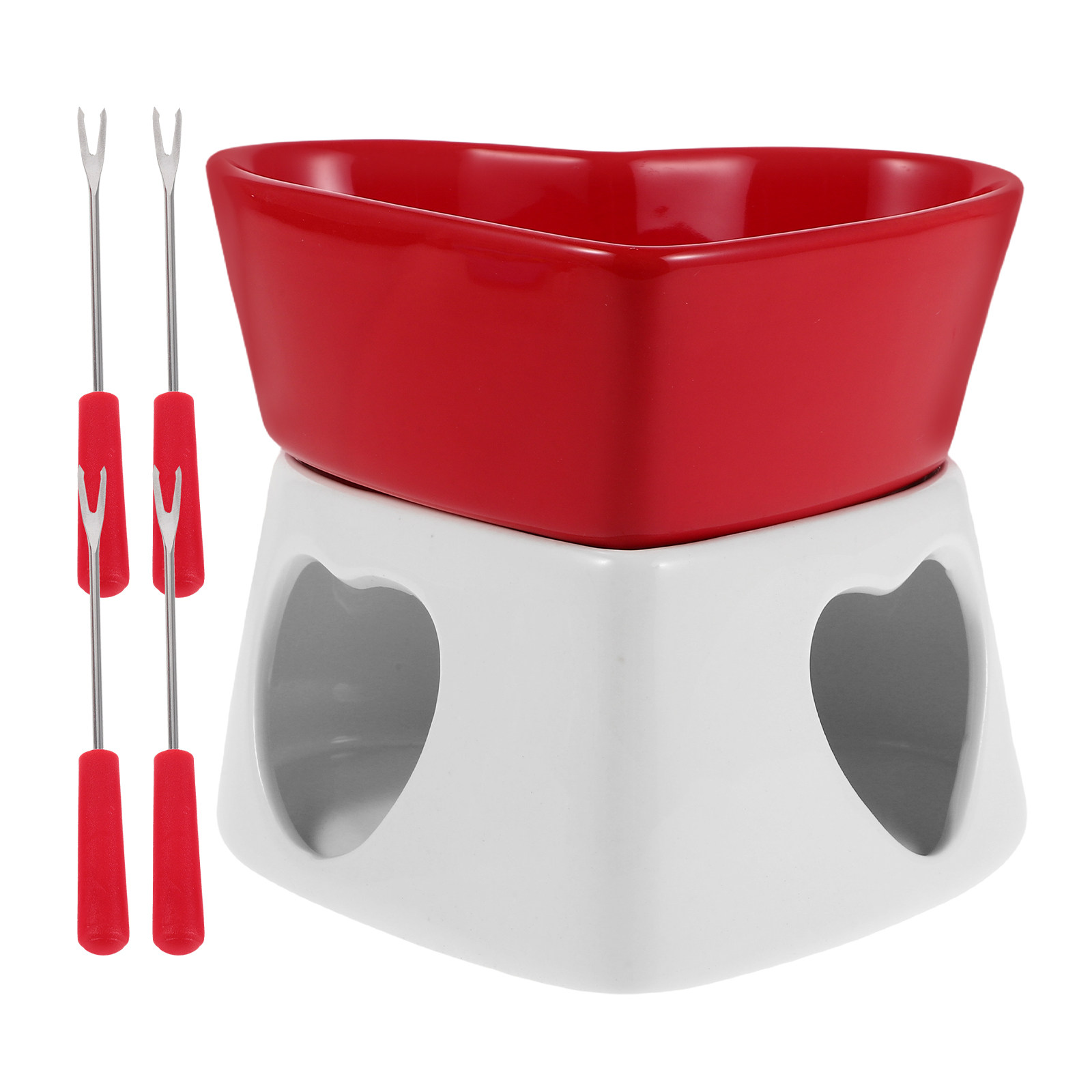 1Set Ceramic Fondue Pot Mini H - Fondue Pot Ceramic recension och pris