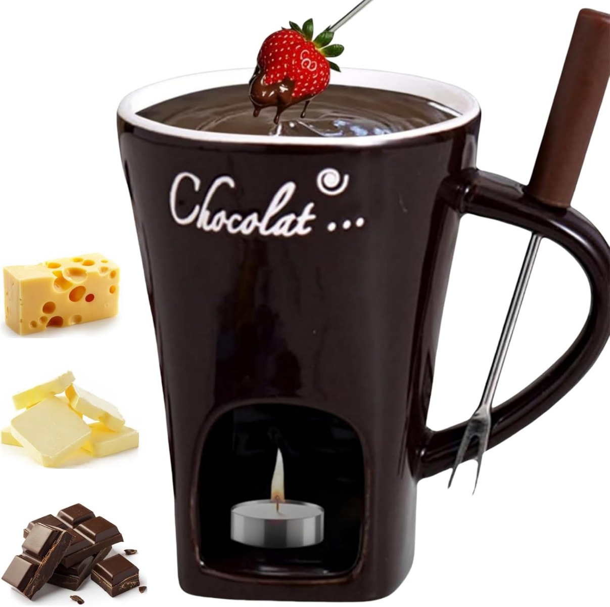 Ceramic Multifunction Chocolat - Fondue Pot Ceramic recension och pris
