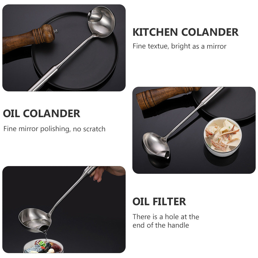 1Pcs Oil Filter Spoon Stainles - Home Cooking Oil Filter recension och pris