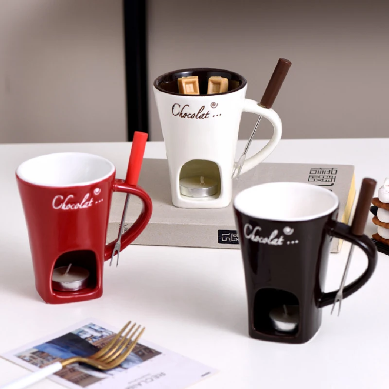 Fondue Mug Cheese Butter Melt  - Fondue Pot Ceramic recension och pris