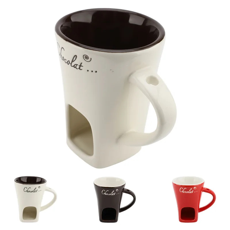 Chocolate Melting Fondue Mug C - Fondue Pot Ceramic recension och pris