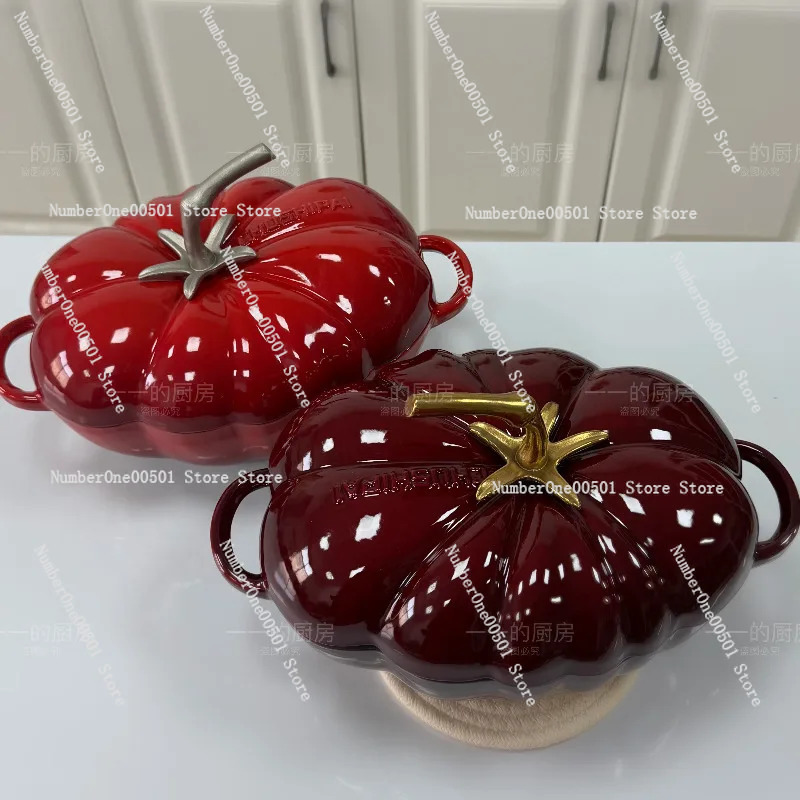 Tomato Pumpkin Cast Iron Ename - Dutch Oven Enamel recension och pris