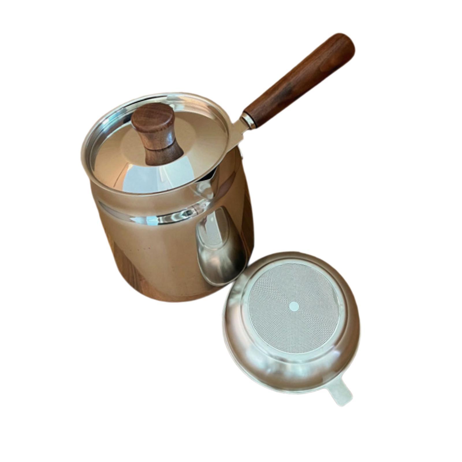 Stainless Steel Frying Pot and - Home Cooking Oil Filter recension och pris