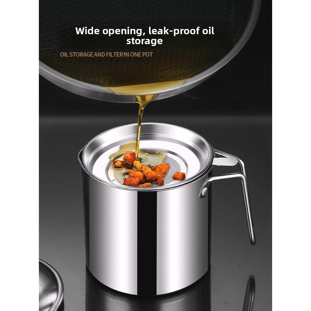 Stainless Steel Oil Bottle Fil - Home Cooking Oil Filter recension och pris