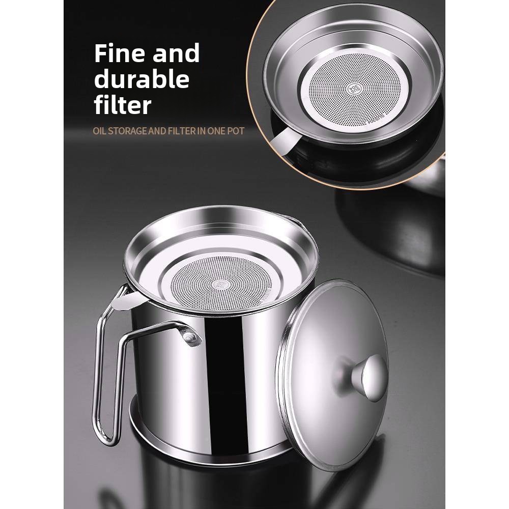Stainless Steel Oil Bottle Fil - Home Cooking Oil Filter recension och pris
