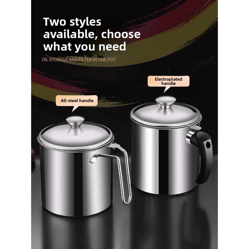 Stainless Steel Oil Bottle Fil - Home Cooking Oil Filter recension och pris