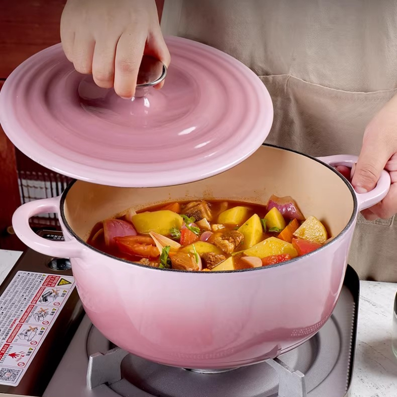 22/24/26/28cm Gradation Pink C - Dutch Oven Enamel recension och pris