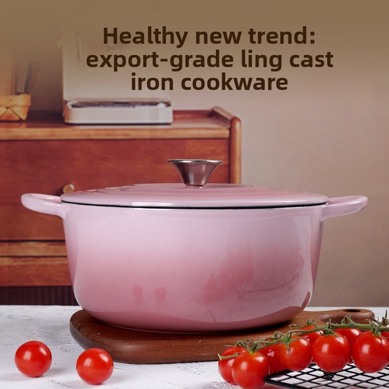22/24/26/28cm Gradation Pink C - Dutch Oven Enamel recension och pris